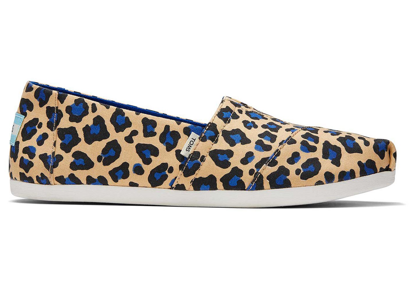 Toms Espadryle Damskie Beżowe - Alpargata Painted Leopard - 73MXUIENT